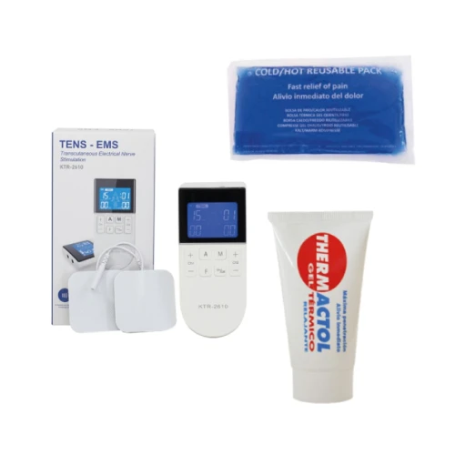 Pack Tens-EMS, Themactol Gel 50gr. y bolsa frío/calor reusable